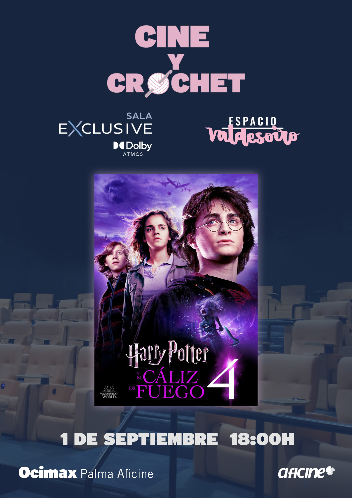 Cine + Crochet Harry Potter y el cáliz de fuego