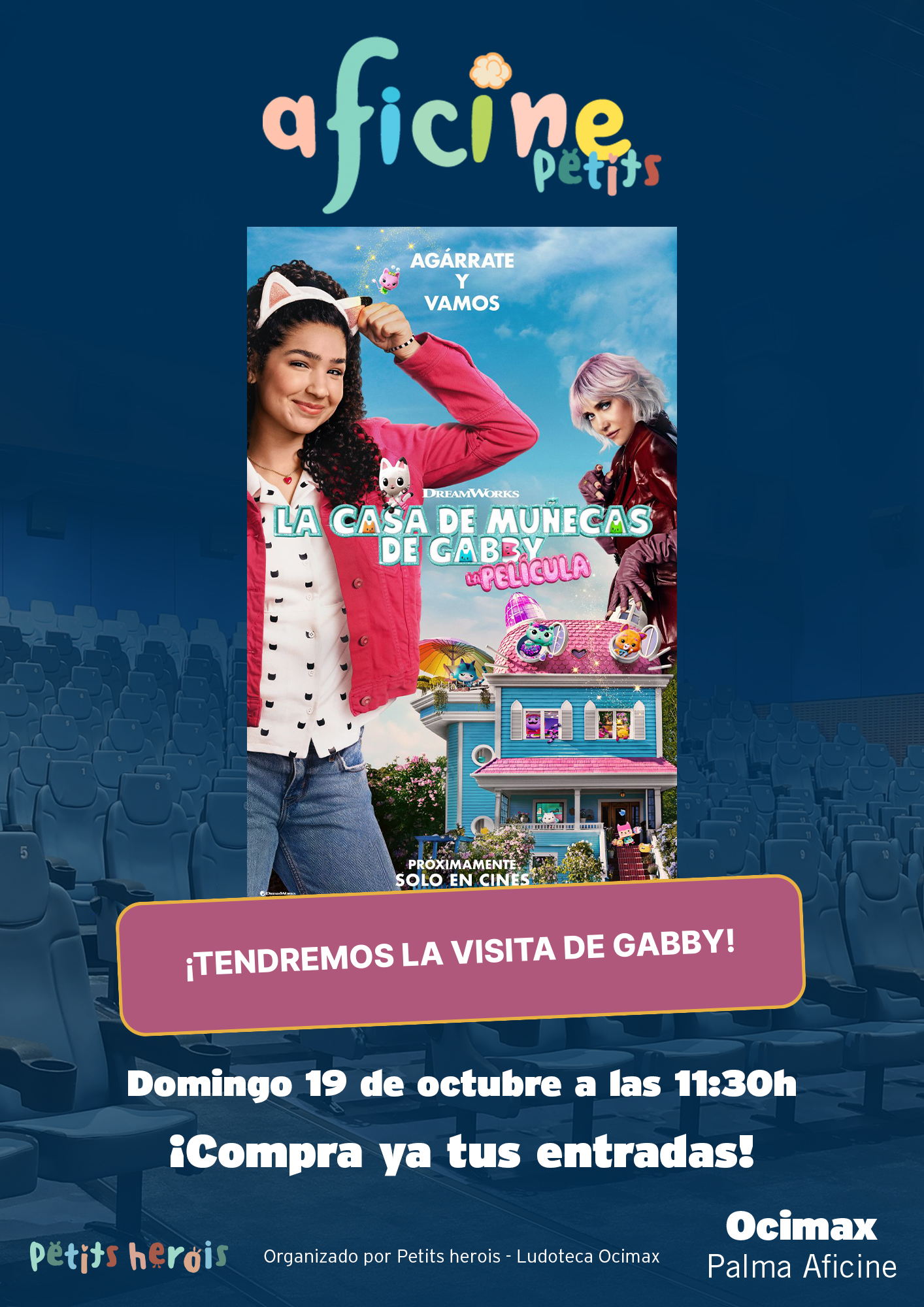 Aficine Petits. La casa de muñecas de Gabby: La película