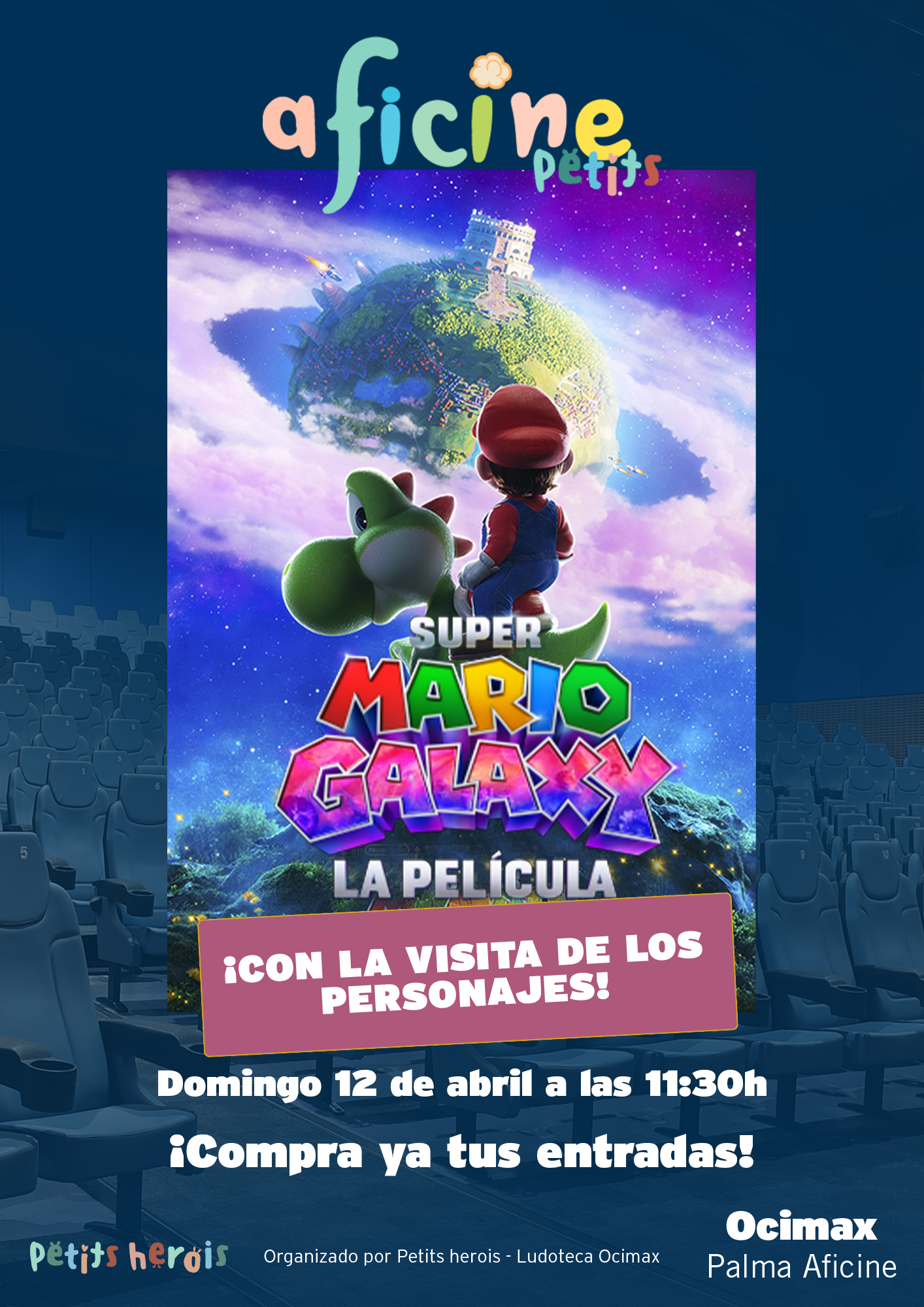 Aficine Petits. Super Mario Galaxy: La película