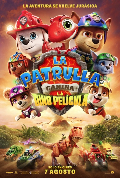 La Patrulla Canina: La dino película (cartel)